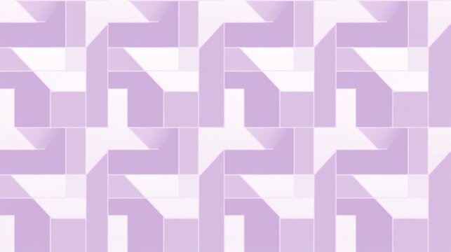 A pattern of interlocking purple geometric shapes creates a visually interesting background
