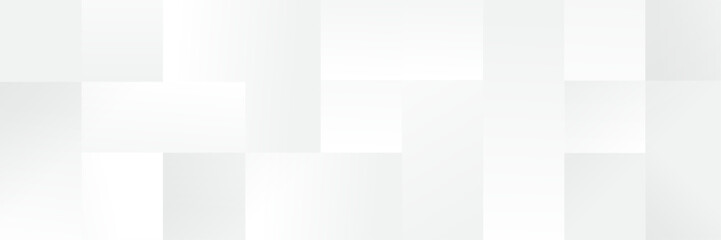 Abstract white Geometric banner design background.