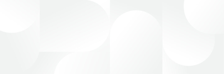 Abstract white Geometric banner design background.