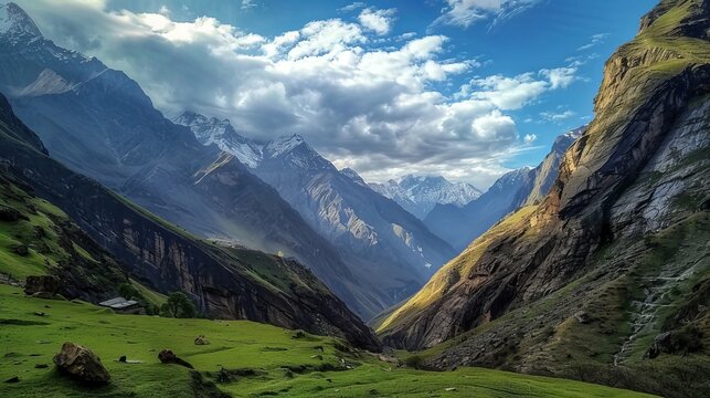 Captured these stunning mountains at Badrinath