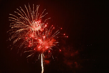 fireworks in the sky