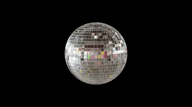 Disco Ball Spinning 3d animation