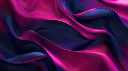 Obraz premium Abstract Pink and Blue Swirling Fabric