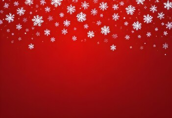 Creative Christmas frames on a red background. Xmas and New Year holiday, banner, postcard, invitation, celebration. Flat lay. Generative AI