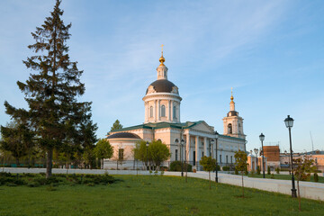 View of the ancient Church of Michael the Archangel (1750-180) on a May morning. Kolomna, Moscow...
