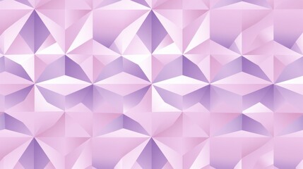 graphic featuring a pattern of overlapping pink and lavender triangles creating a effect