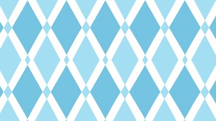 Blue and white diamond pattern wallpaper