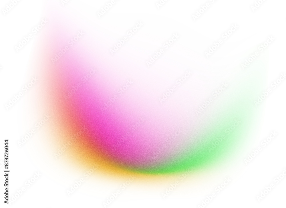 Poster transparent gradient color effect with grains texture