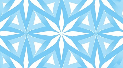 A pattern with an abstract design featuring blue and white geometric shapes