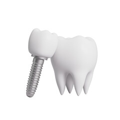 3d rendering tooth medical picture