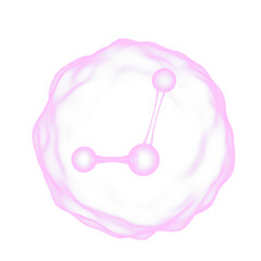 3d rendering science molecular and DNA