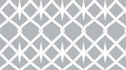 A pattern with a grey background and white lines forming a  diamond shape
