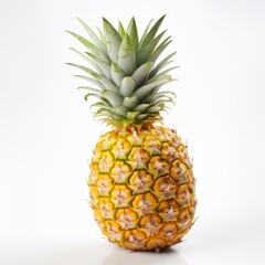 Fototapeta premium Pineapple on isolated White Background.