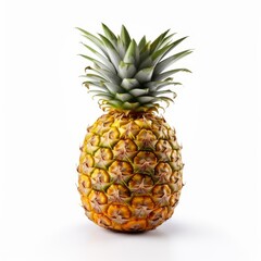 Fototapeta premium Pineapple on isolated White Background.