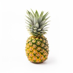 Fototapeta premium Pineapple on isolated White Background.