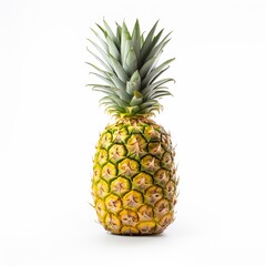 Fototapeta premium Pineapple on isolated White Background.