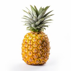Fototapeta premium Pineapple on isolated White Background.