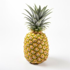 Fototapeta premium Pineapple on isolated White Background.