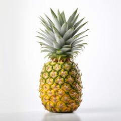 Fototapeta premium Pineapple on isolated White Background.