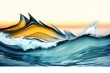 Abstract wave illustration 
