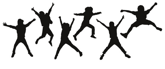 people silhouette kids 06
