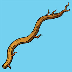 Fototapeta premium long, twisted limb from a tree