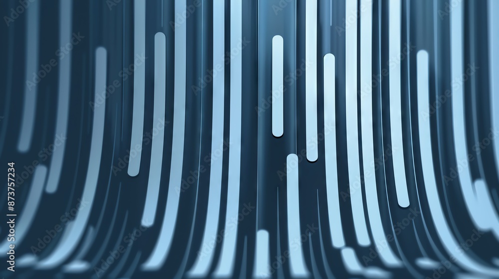 Poster abstract blue and white lines forming a wavy pattern. a modern and minimalist design for backgrounds