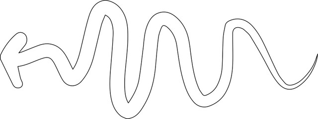 Set of arrow, hand drawn icons