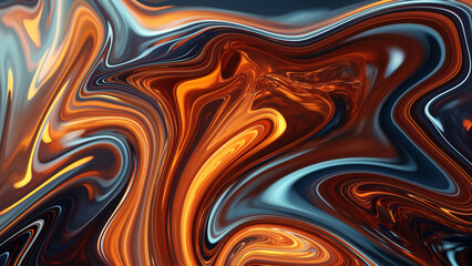 4K Texture of abstract fluid art. background made of abstract paint mixed with effects. artwork in liquid acrylic using haphazardly blended pigments. Suitable for backgrounds and posters. Abundant hue