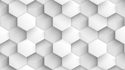 Fototapeta premium Modern abstract geometric pattern in white and grey. Seamless vector background for graphic design.