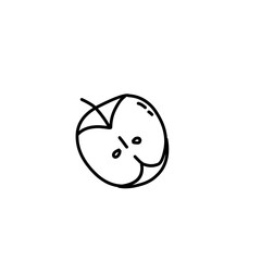 Obraz premium Apple outline 