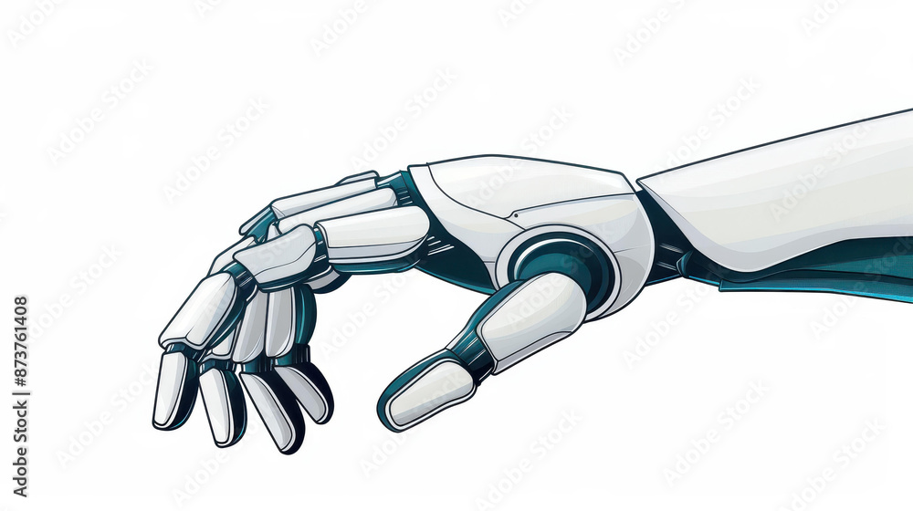 Poster simplistic automated system line icon for digital designs. vector illustration on a white backdrop.