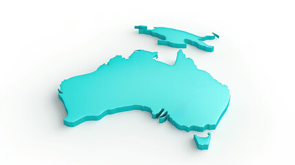 Detailed Australia map in sleek grey on a clean white backdrop for educational or design use.