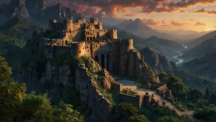 A poem inspired by the lost city of Xanadu, hidden in the mountains ai_generated