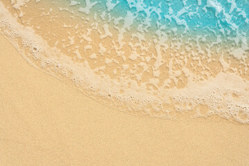 Beautiful tropical beach, close up 