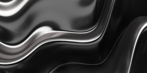 Steel alluminium waves and curves pattern abstract background