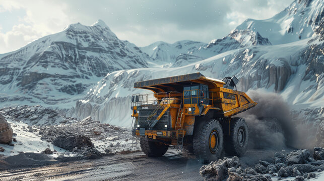 Giant-Scale Heavy Machinery in Operatio