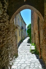 The italian village of Pietravairano in Campania.