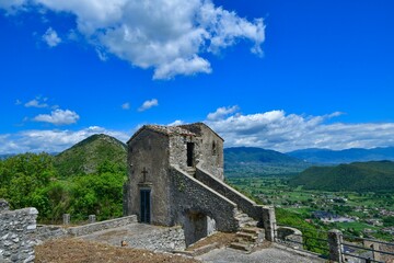 The italian village of Pietravairano, Italy.