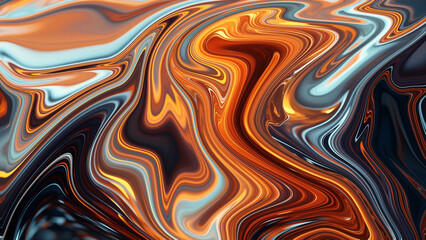 4K Texture of abstract fluid art. background made of abstract paint mixed with effects. artwork in liquid acrylic using haphazardly blended pigments. Suitable for backgrounds and posters. Abundant hue