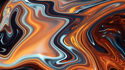 4K Texture of abstract fluid art. background made of abstract paint mixed with effects. artwork in liquid acrylic using haphazardly blended pigments. Suitable for backgrounds and posters. Abundant hue