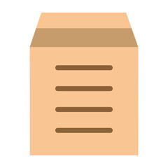 Package Vector Flat Icon Design