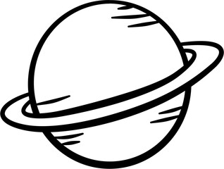 Saturn outline