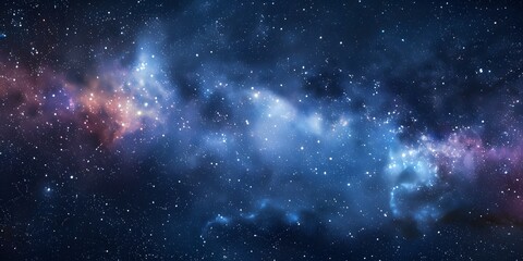 Naklejka premium Star constellation background, galaxy, nebula shining into deep space, night sky