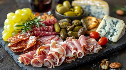 A Delicious Spread of Antipasto