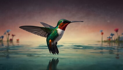 A jazz piece inspired by the unpredictable zigzagging flight of a hummingbird ai_generated