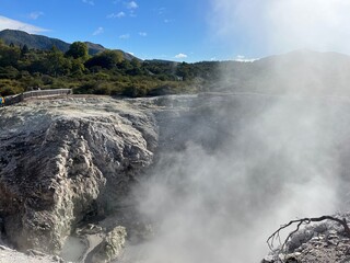 Wai-O-Tapu Thermal Wonderland, Rotorua, North Island of New Zealand