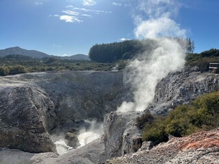 Wai-O-Tapu Thermal Wonderland, Rotorua, North Island of New Zealand