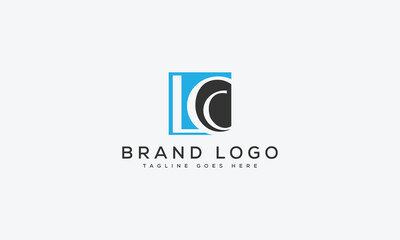 letter LC logo design vector template design for brand.