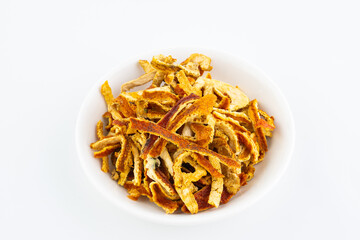 Chinese food stewed dishes Chinese herbs spices tangerine peel